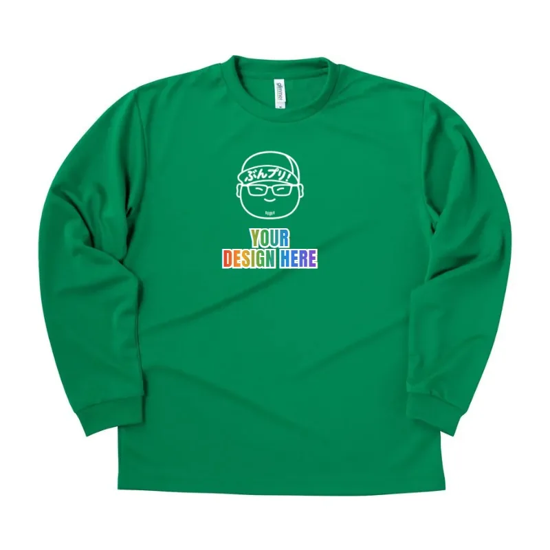 4.4oz ドライ長袖Tシャツ