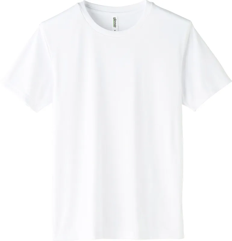 glimmer 3.5oz インターロック ドライTシャツ（00350-AIT）ホワイト