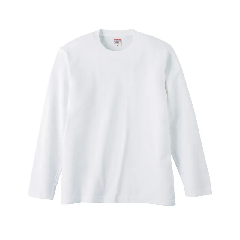 United Athle 5.6oz 長袖Tシャツ（5010-01）ホワイト