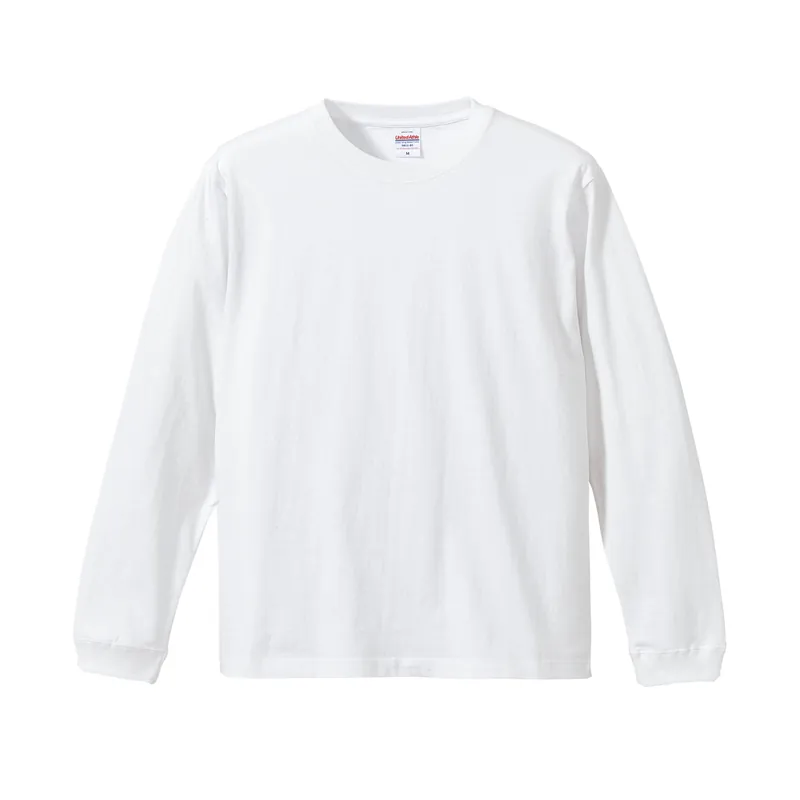 United Athle 5.6oz 長袖Tシャツ（1.6インチリブ）（5011-01）ホワイト